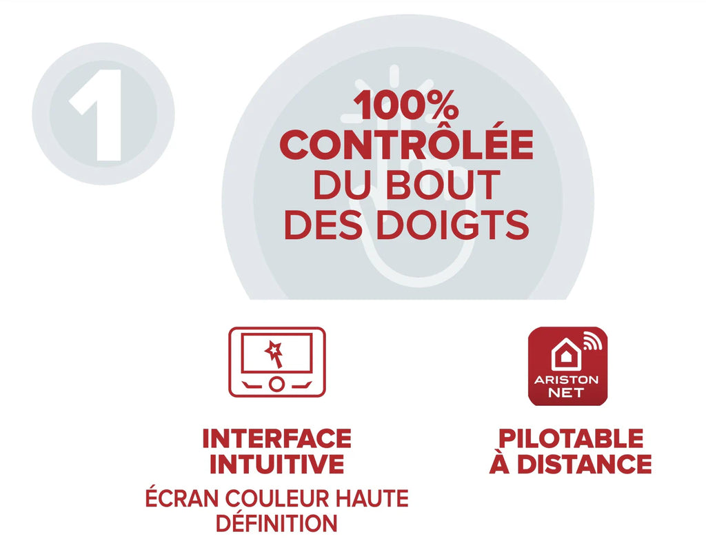 Pompe à chaleur air/eau Ariston Nimbus Plus 15 kW